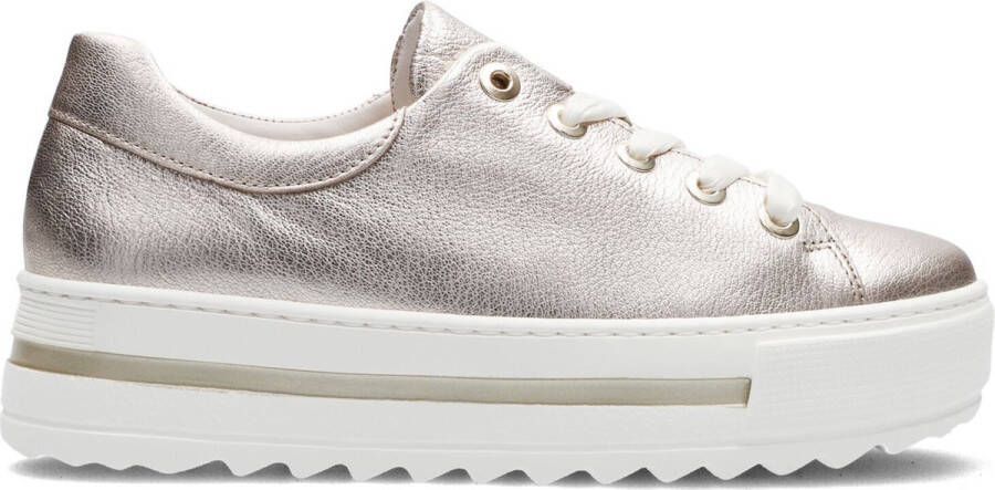 Gabor 496 Lage sneakers Leren Sneaker Dames Goud