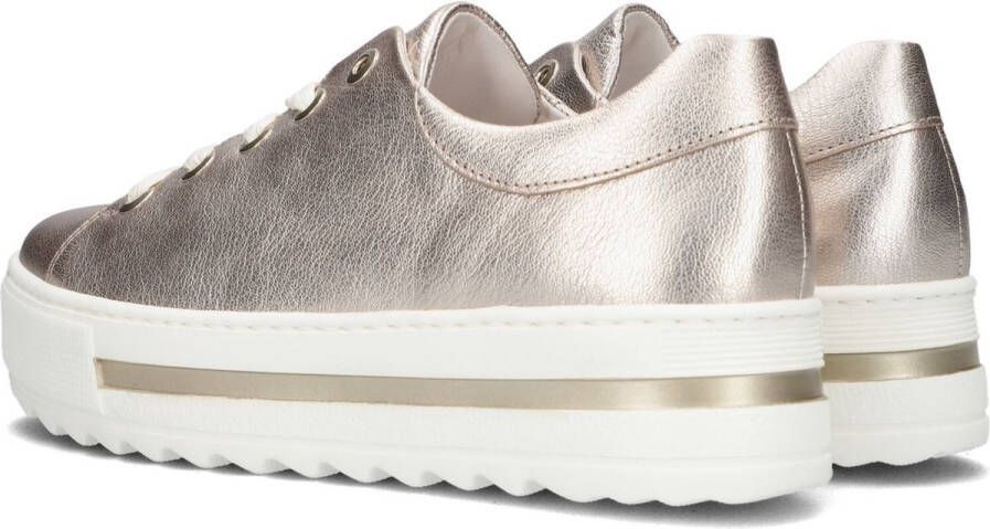 Gabor 496 Lage sneakers Leren Sneaker Dames Goud