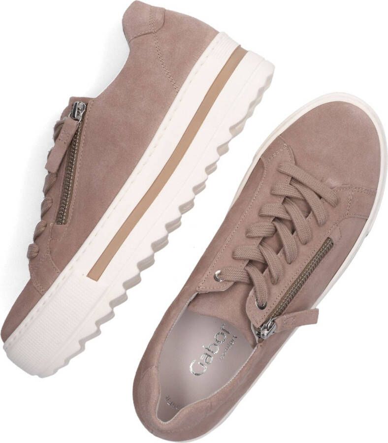 Gabor 498 Lage sneakers Dames Beige