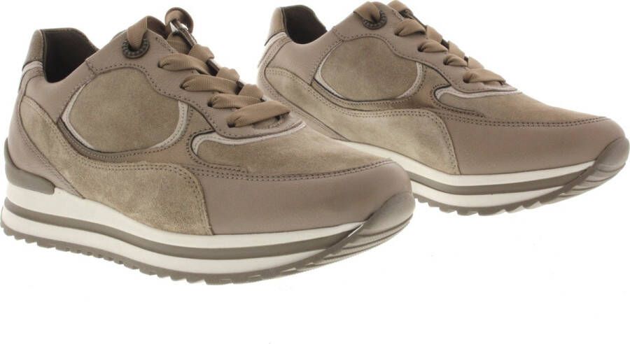 Gabor 525 Lage sneakers Dames Taupe