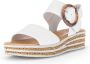 Gabor Witte Sandaal 550.2 Comfort Stijl White Dames - Thumbnail 20