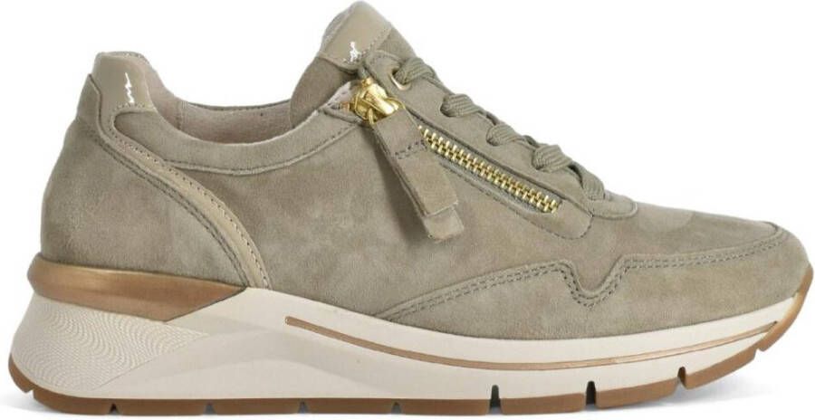 Gabor 587 Lage sneakers Leren Sneaker Dames Groen