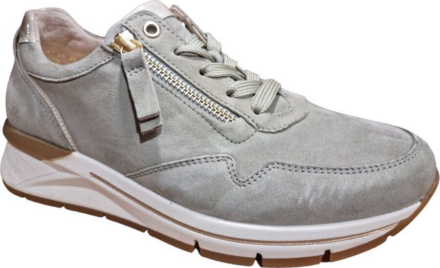 Gabor 587 Lage sneakers Leren Sneaker Dames Groen