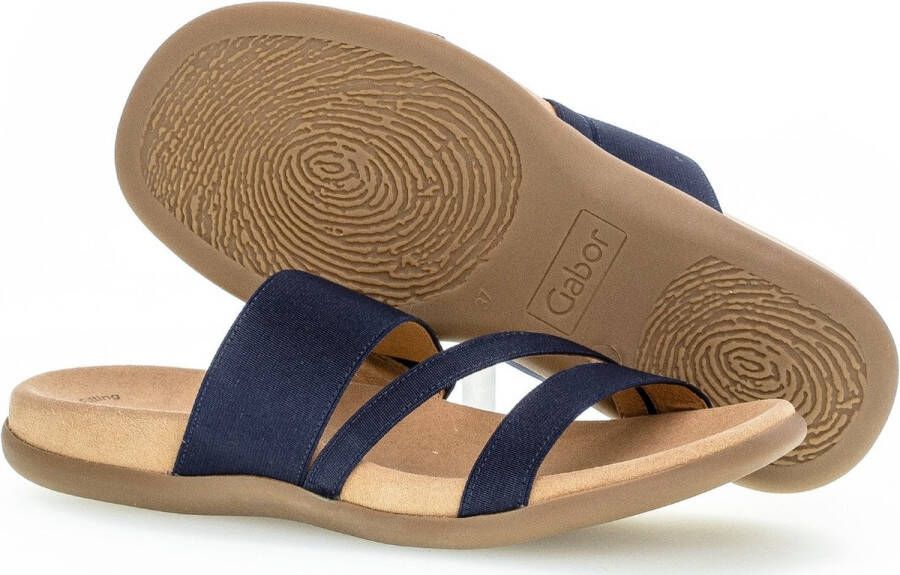 Gabor Slippers sleehak zomerschoen pantoffels met ademende leren voering - Foto 4