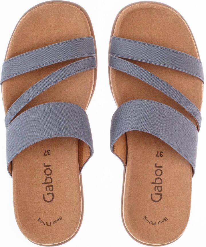 Gabor 63.702.89 dames slipper grijs