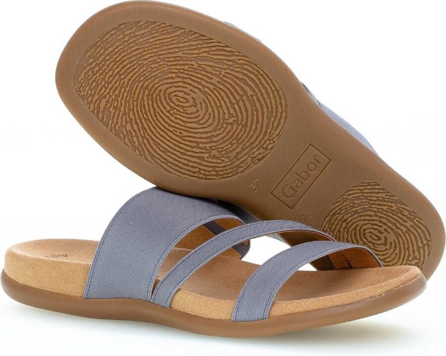 Gabor 63.702.89 dames slipper grijs