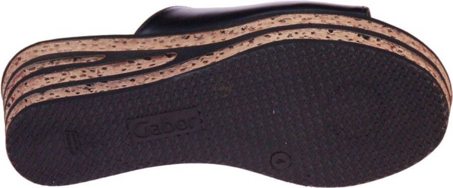 Gabor 650.1 Slippers Dames Zwart
