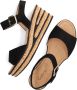 Gabor 651 Sandalen Met Sleehak Dames Zwart - Thumbnail 12