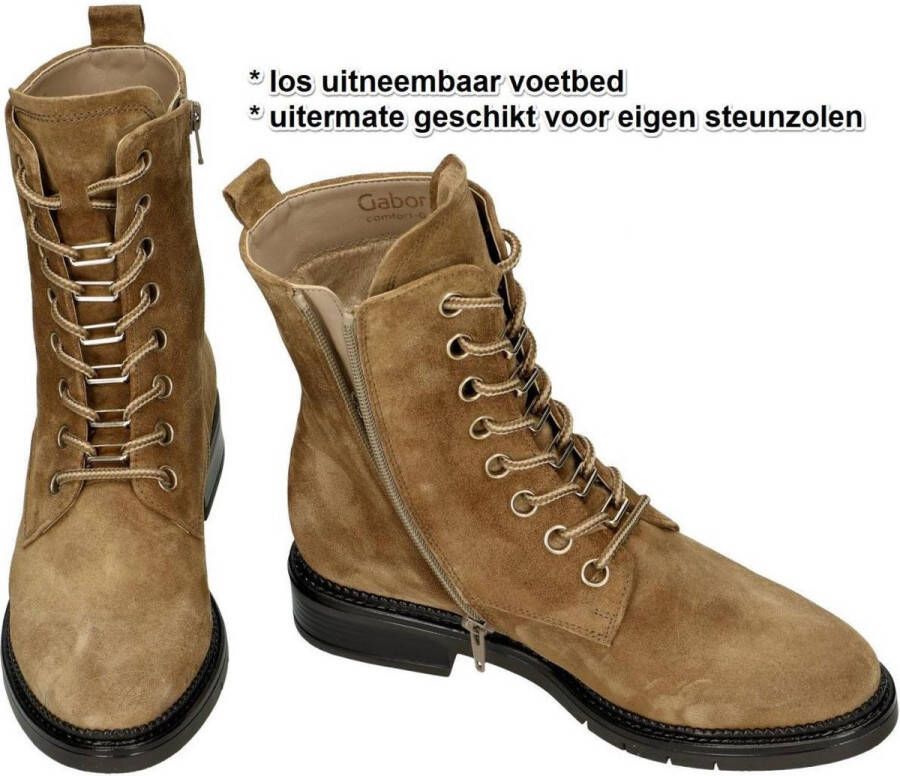 Gabor Halfhoge Dames Veterboot met rits - Foto 11