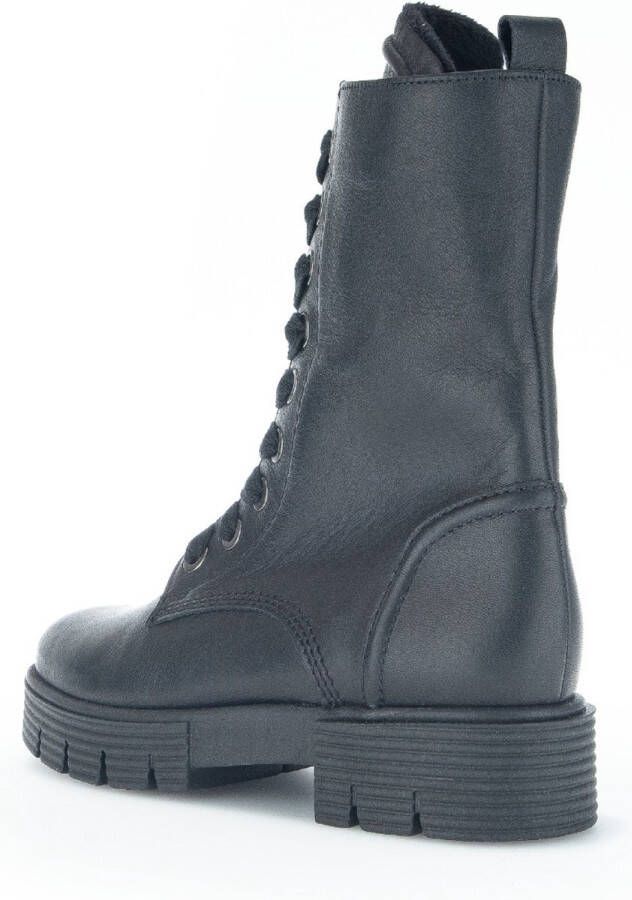 Gabor 745.4 Veterboots Laarzen Met Veters Dames Zwart