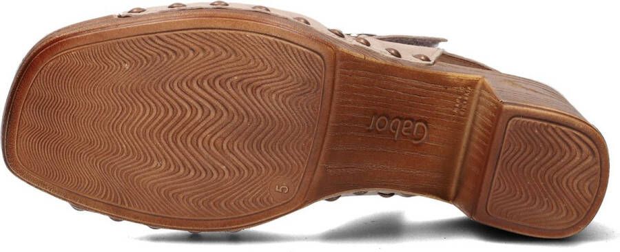 GABOR Sandalen Dames 753.1 Maat: 38 5 Materiaal: Suède Kleur: Beige - Foto 5