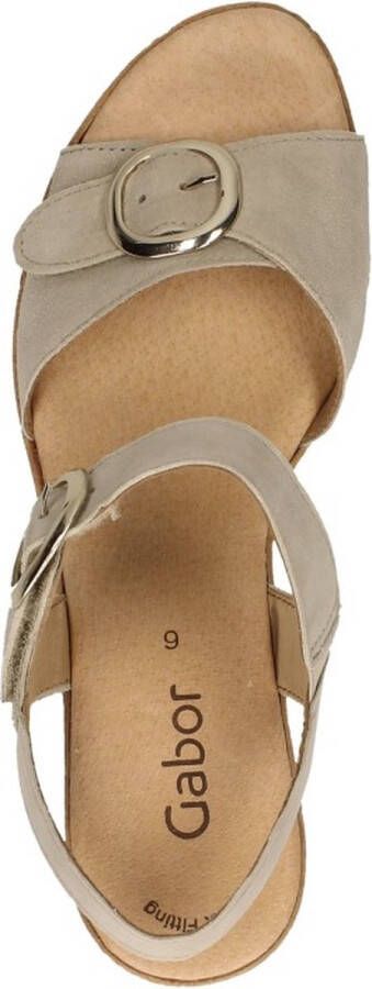 Gabor 764.1 Sandalen Dames Taupe