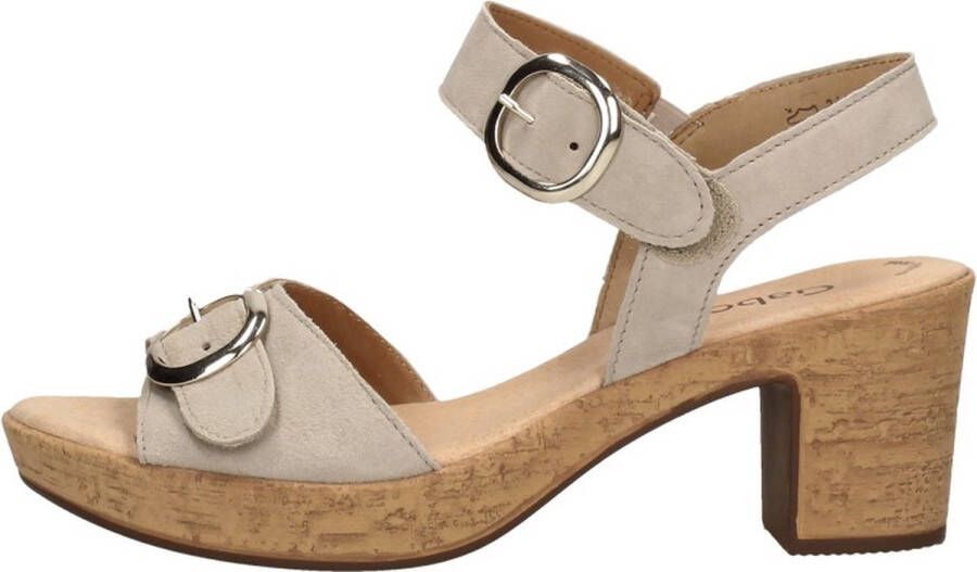 Gabor 764.1 Sandalen Dames Taupe