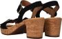 Gabor Verhoog je stijl met zwarte suède hoge hak sandalen Black Dames - Thumbnail 5