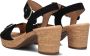 Gabor Verhoog je stijl met zwarte suède hoge hak sandalen Black Dames - Thumbnail 4