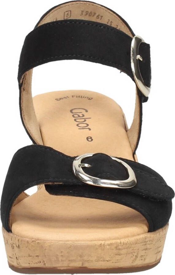 Gabor 764.1 Sandalen Dames Zwart
