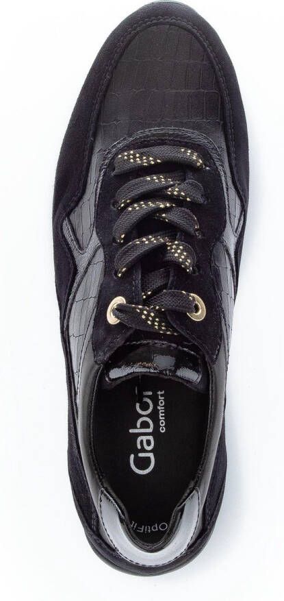 Gabor 76.524.97 Dames Sneakers Zwart