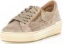 Gabor Beige Leren Printed Sneakers Beige Dames - Thumbnail 4