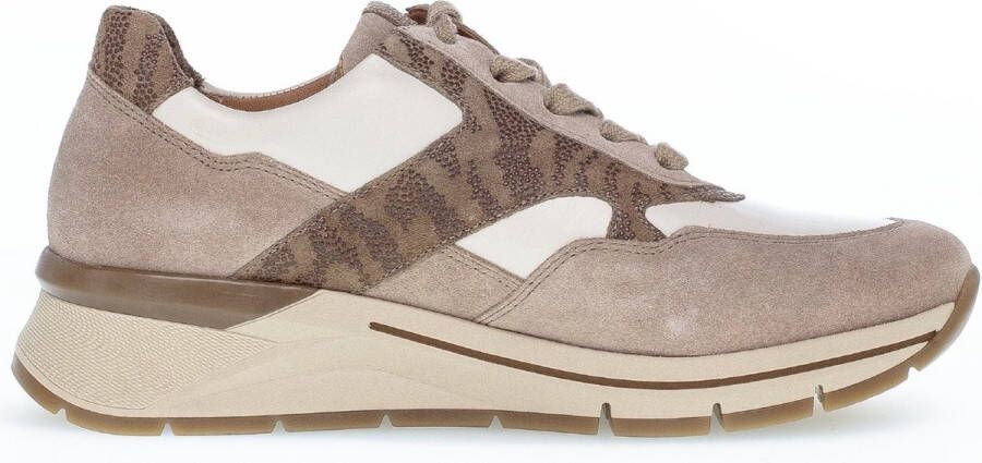 Gabor 76.586.32 dames sneaker beige