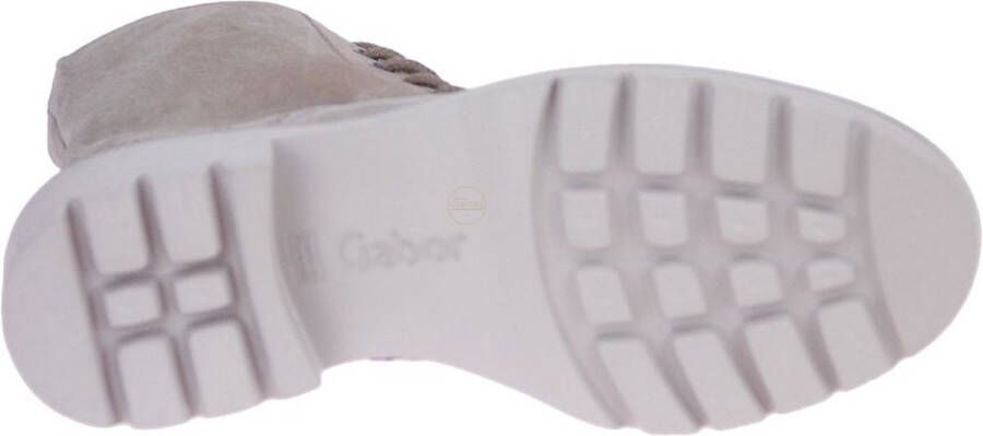 Gabor 736.1 Veterboots Laarzen Met Veters Dames Beige - Foto 10