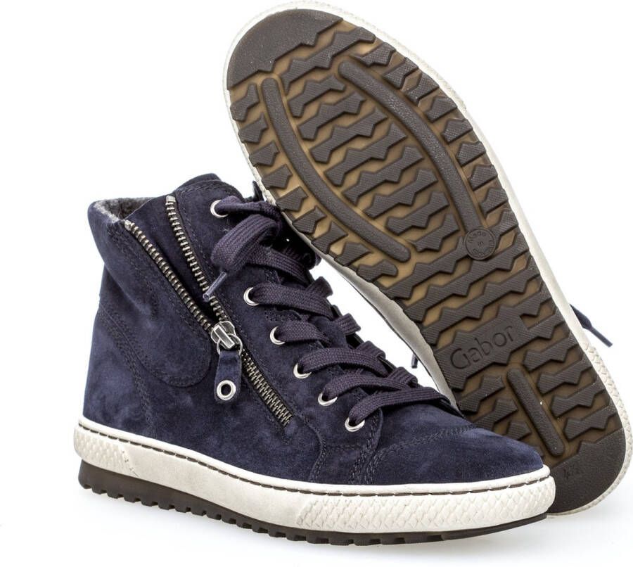 Gabor 93.754 Dames Veterschoenen Blauw