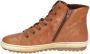 Gabor 754 Hoge sneakers Leren Sneaker Dames Cognac - Thumbnail 14