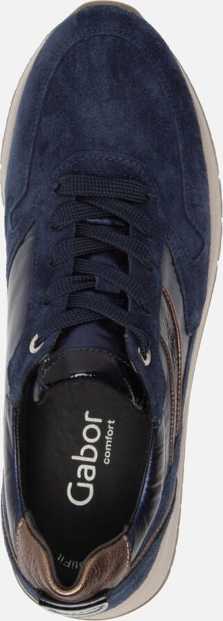 Gabor Sneakers blauw Suede 102314 Dames - Foto 7