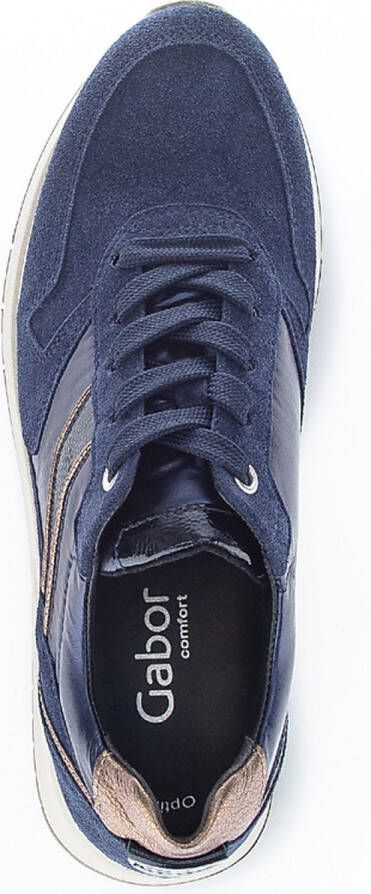 Gabor Sneakers blauw Suede 102314 Dames - Foto 8