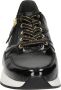 Gabor Zwarte Sneakers Trendy Rits Uitneembare Binnenzool Black Dames - Thumbnail 4