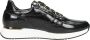 Gabor Zwarte Sneakers Trendy Rits Uitneembare Binnenzool Black Dames - Thumbnail 8