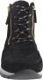 Gabor Sneakers Dames Lage sneakers Damesschoenen Suède 96.455 Zwart - Thumbnail 9