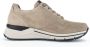 Gabor Suède Sneaker met Leren Accenten Beige Dames - Thumbnail 13