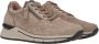 Gabor Suède Sneaker met Leren Accenten Beige Dames - Thumbnail 7