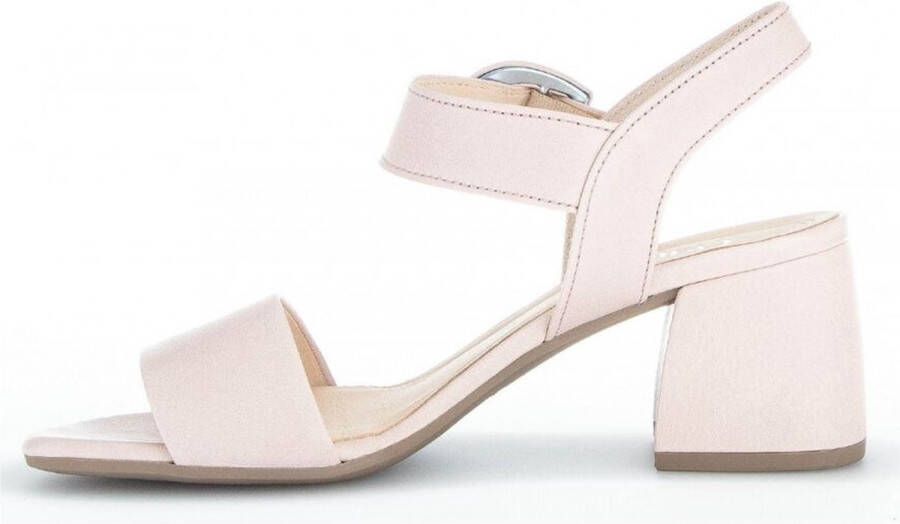 Gabor Rode Leren Sandalen met Velcro Sluiting Pink Dames - Foto 6