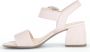 Gabor Rode Leren Sandalen met Velcro Sluiting Pink Dames - Thumbnail 6