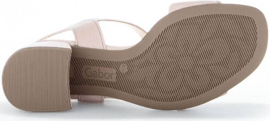 Gabor Rode Leren Sandalen met Velcro Sluiting Pink Dames - Foto 7