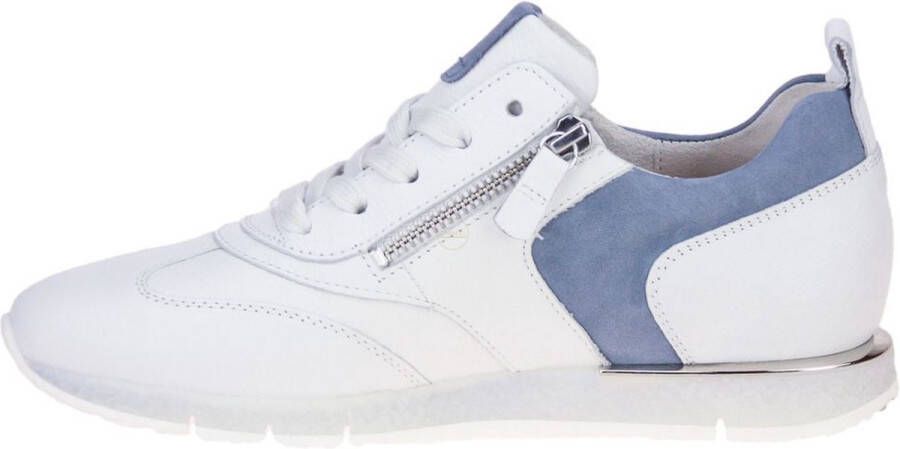 Gabor Best Fitting Wit-Blauwe Sneaker