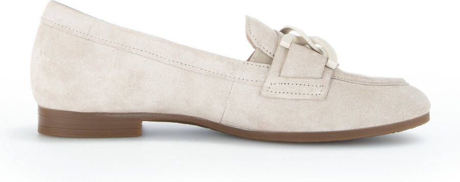 Gabor Bruin Tinten 434.04 Loafers Instappers Dames Beige