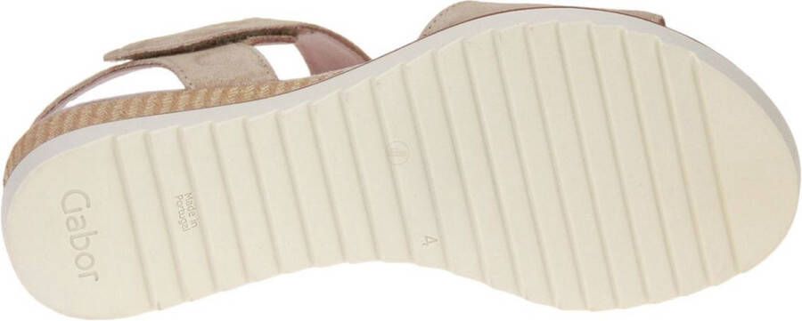 Gabor Comfort Beige Sandaal G-leest