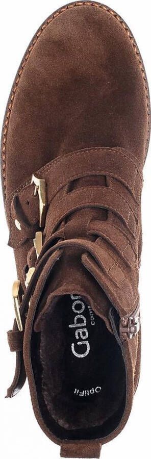 Gabor Comfort biker boots cognac