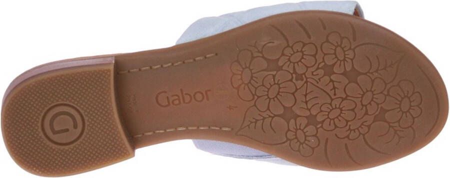 Gabor Comfort Blauwe Slipper G-Leest