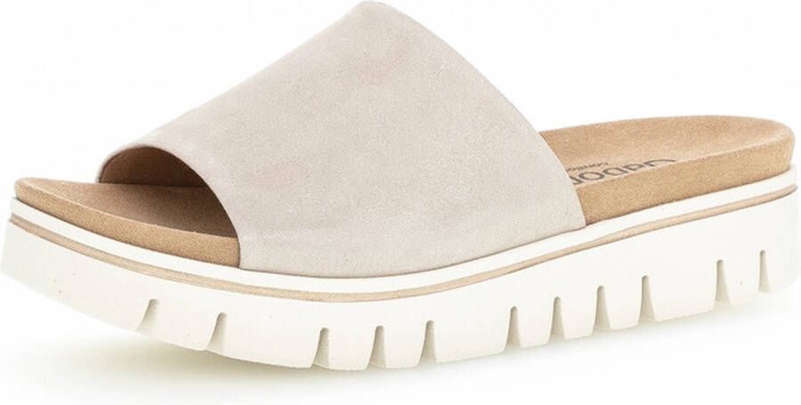 Gabor Comfort Grijze Slipper G-Leest