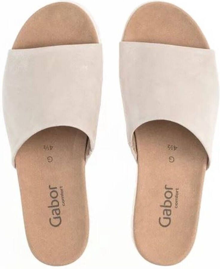 Gabor Slippers sleehak zomerschoen slippers met elastiek breedte g - Foto 6