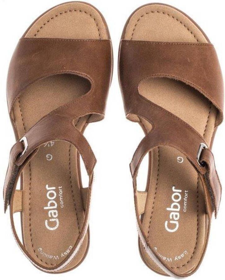 Gabor Comfort sandalen cognac