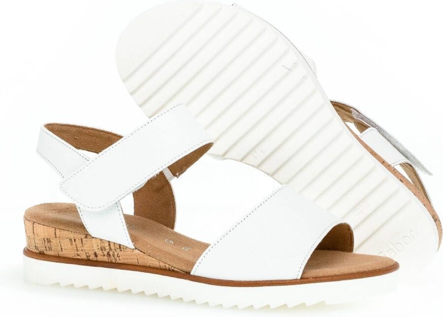 Gabor Comfort Witte Sandaal G-leest