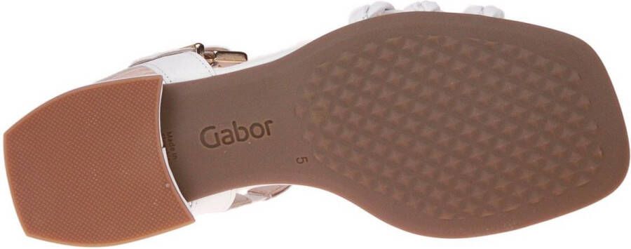 Gabor Comfort Witte Sandaal G-leest