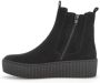 Gabor Zwarte Microfiber Zomer Chelsea Laarzen Black Dames - Thumbnail 3