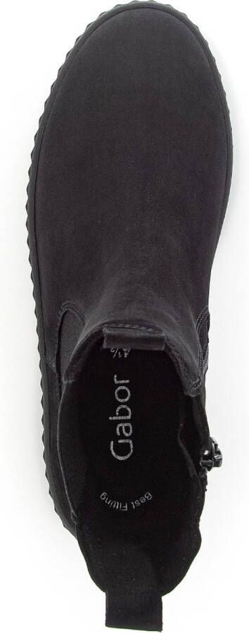 Gabor Zwarte Microfiber Zomer Chelsea Laarzen Black Dames - Foto 4
