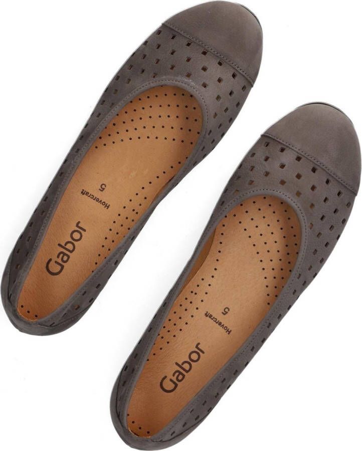 Gabor Dames Ballerina's 169 Taupe