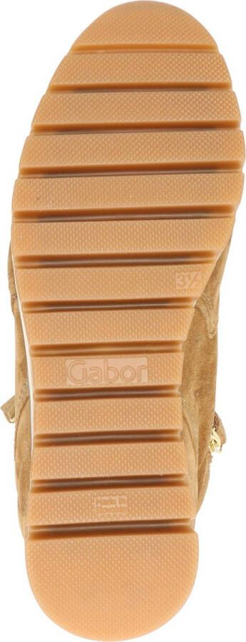 Gabor -Dames camel sneakers